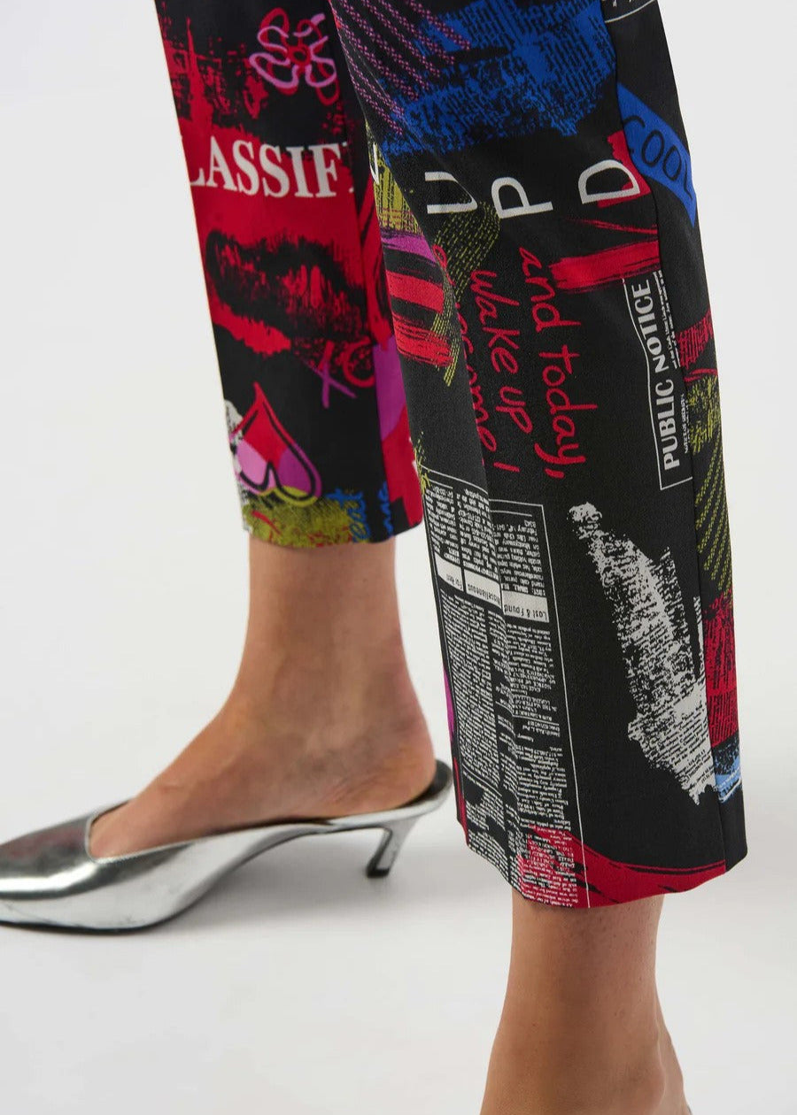MILLENIUM STRAIGHT LEG PULL ON PANTS - MULTI