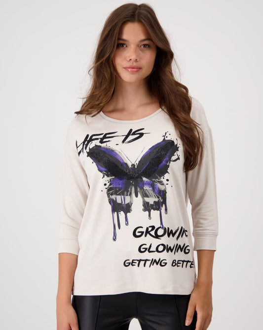 LIFE IS GETTING BETTER 3/4 SLEEVE TEE
