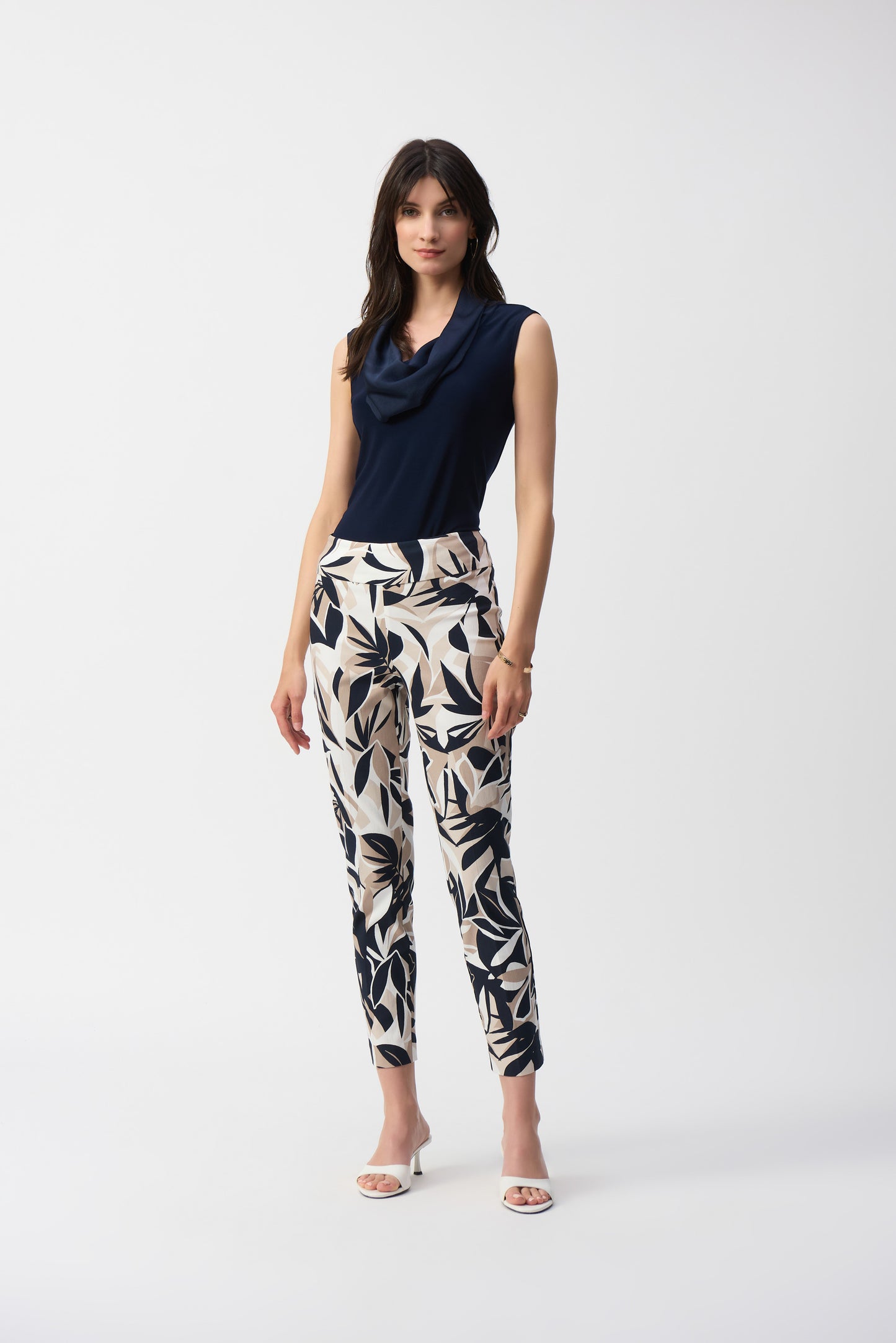 MILLENIUM TROPICAL PRINT SLIM PANTS