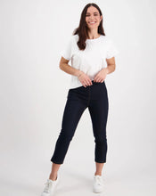 Load image into Gallery viewer, 7/8TH SKINNY LEG DENIM PULL ON WITH CONTRAST STITCH - INDIGO

