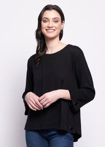 EYE SPY TOP - BLACK