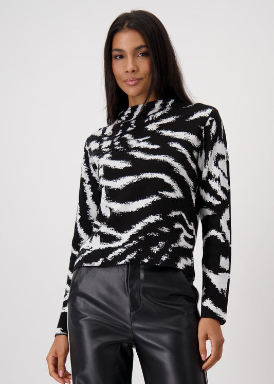 ZEBRA PRINT TOP