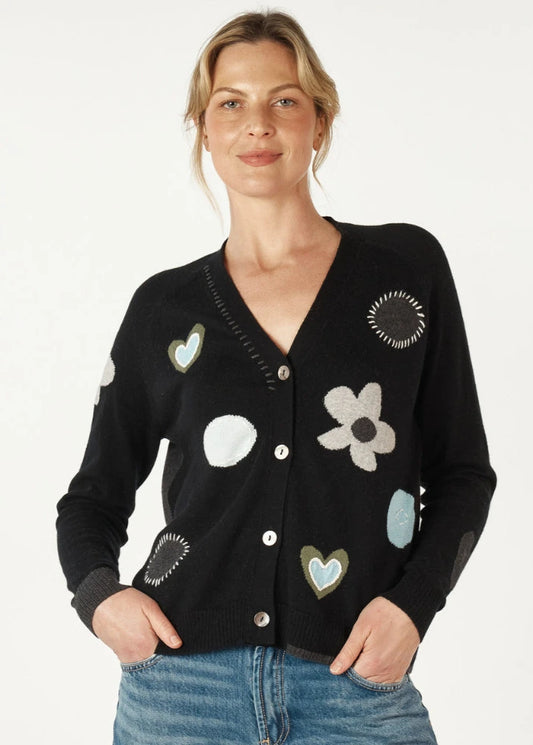 HAPPY CARDI- BLACK