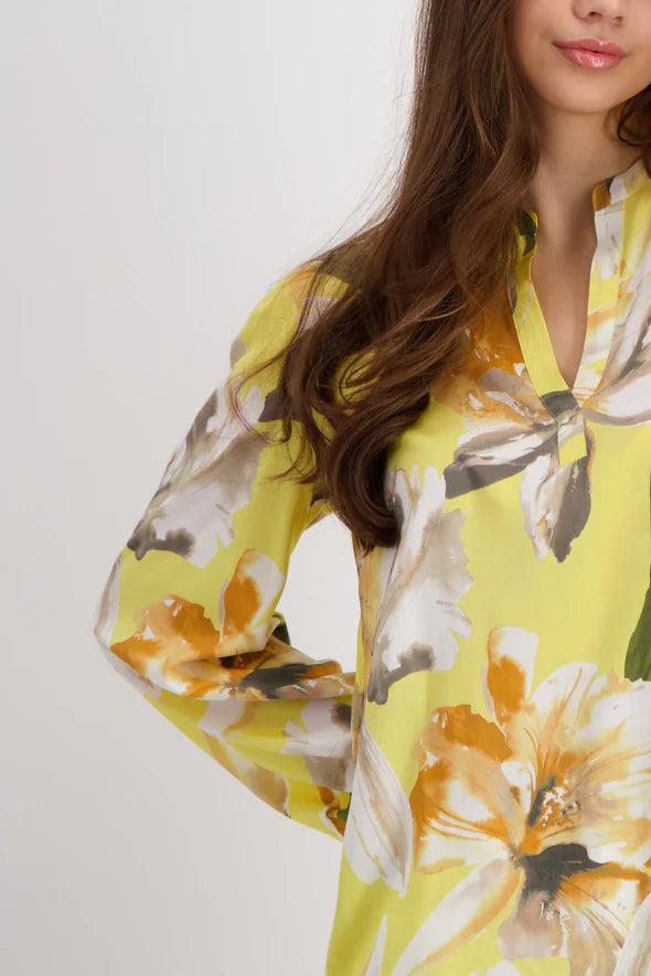 SUNNY YELLOW FLORAL BLOUSE