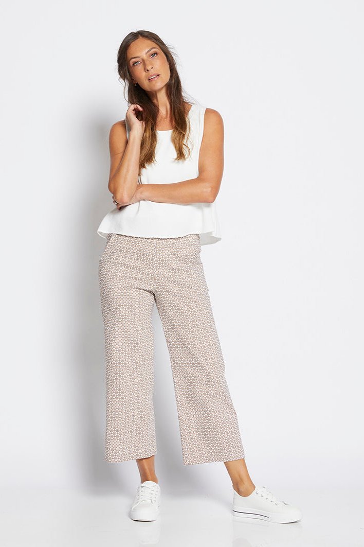 TICKET BENGALINE CULOTTE PANT - TILE